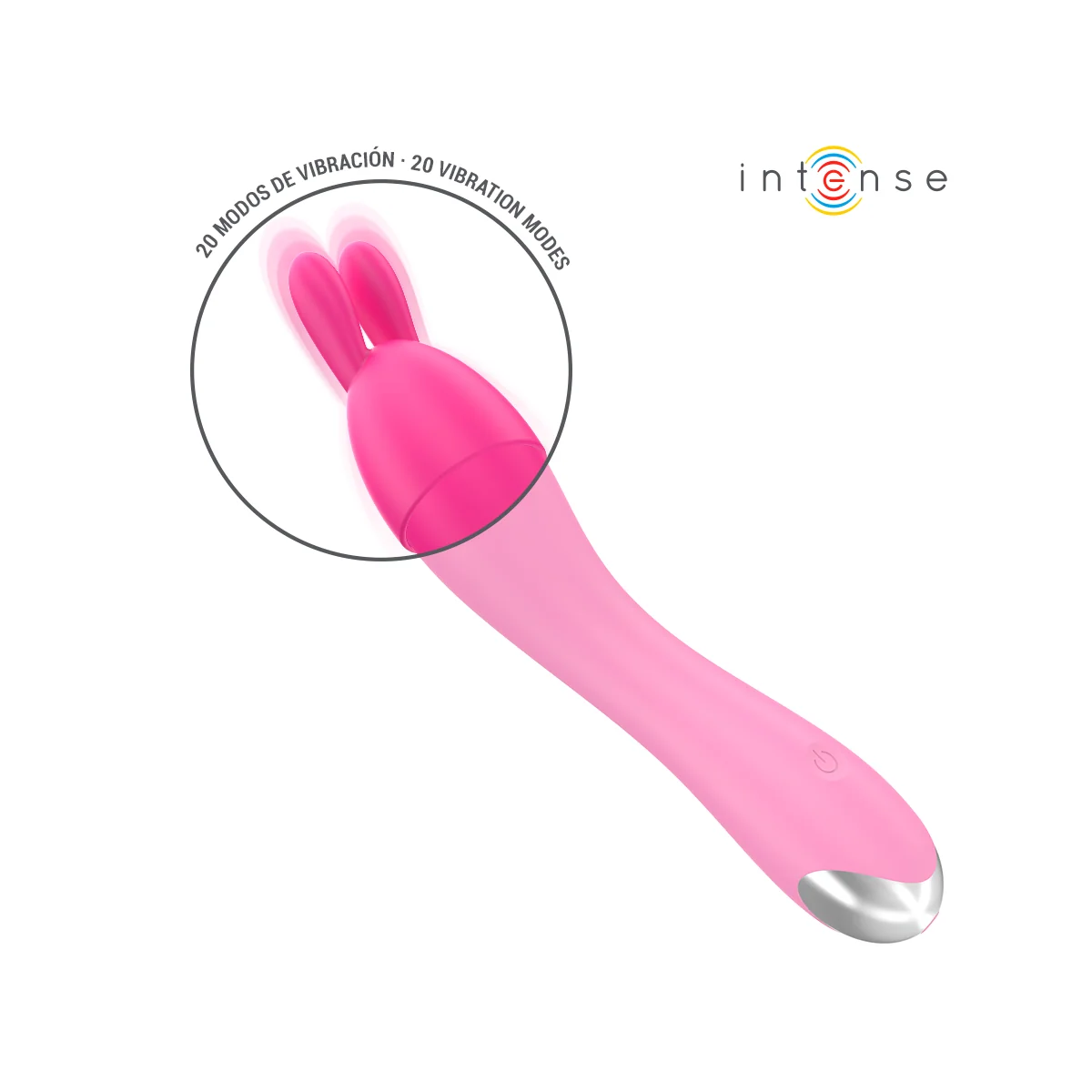Cher Vibrator mit 20 Muster und Austauschbaren Aufsätzen von Intense Fun | Fesselliebe.de
