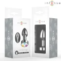 Vibrierender Analplug Aus Metall mit Led-Leuchten und Fernbedienung - Grösse S von Intense Anal Toys