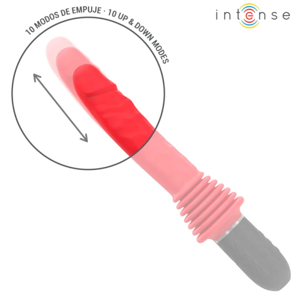 Cynthia mit Fernbedienungs-Stossvibrator mit Wärmefunktion von Intense Fun | Fesselliebe.de