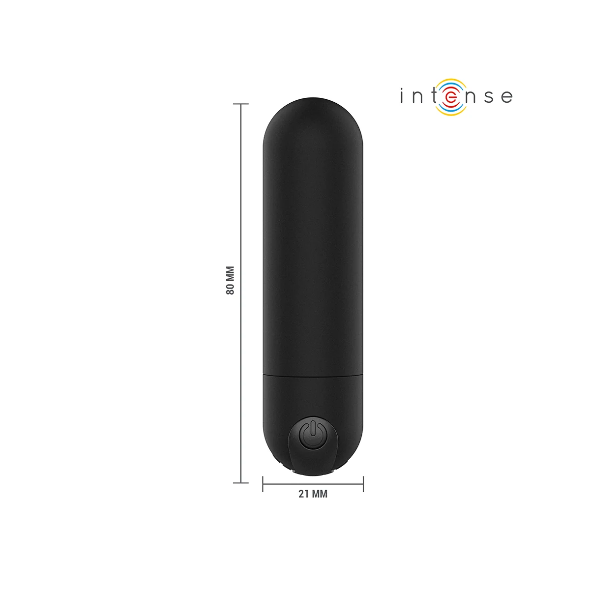 Karen Mini wiederaufladbarer Vibrationskugel Schwarz von Intense Fun | Fesselliebe.de