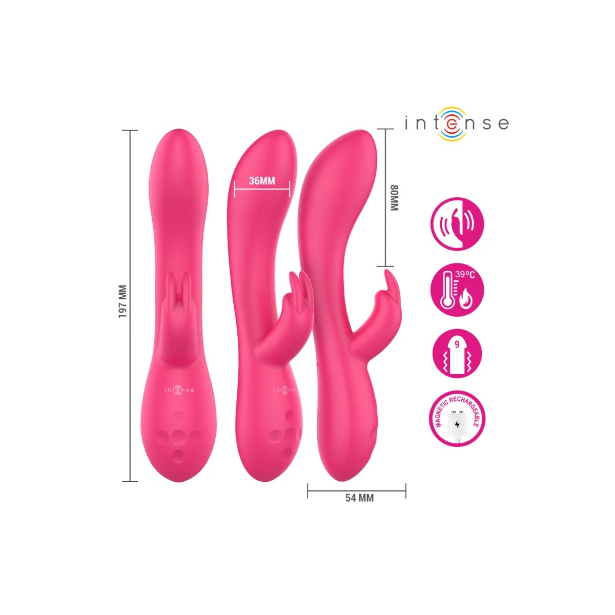 Tammy Kaninchen-Stimulator mit Wärme von Intense High Tech
