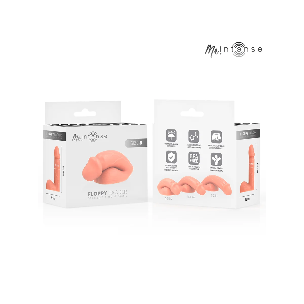 Mr Floppy Size S Realistic Packer von Mr. Intense Dildos