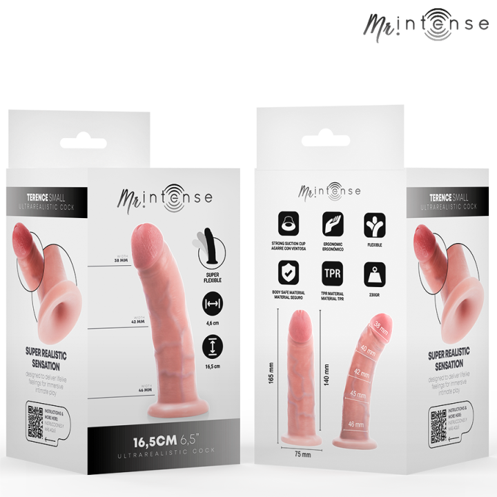 Mr Kleiner Terence Dildo 16,5 cm -Ø- 4,6 cm von Mr. Intense Dildos