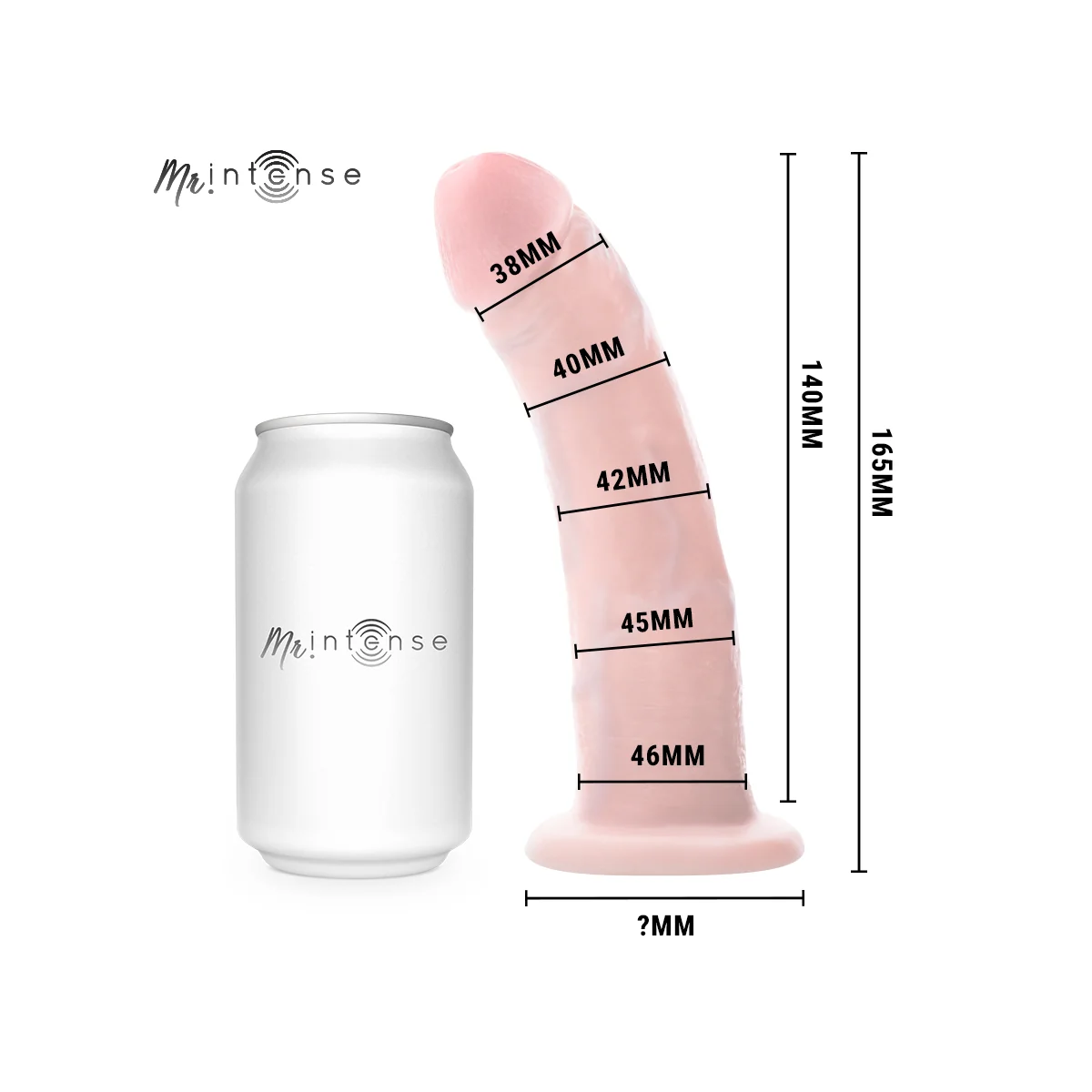 Mr Kleiner Terence Dildo 16,5 cm -Ø- 4,6 cm von Mr. Intense Dildos