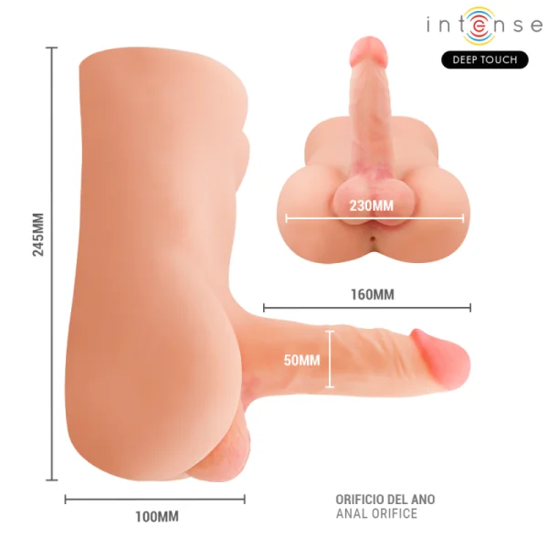Dildo mit Druck- und Vibrationsfunktion, Fernbedienung, 3,5 Kg von Intense Bodies & Masturbators