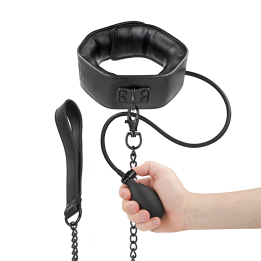aufblasbares Würgehalsband mit Kette von Fetish Submissive Extreme