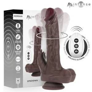 Realistischer Multifunktions-Morgan mit Vibration und Auf- und Ab-Fernbedienung 23 cm – O – 3,5 cm von Mr, Intense | Fesselliebe.de
