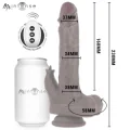 Realistischer Multifunktions-Morgan mit Vibration und auf- und ab-Fernbedienung 23 cm – O – 3,5 cm von Mr. Intense High Tech