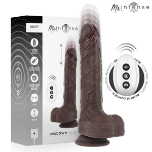 Matt Realistisches Multifunktions-Motor mit Vibration, Auf- und Ab-Fernbedienung, 22 cm – O – 4 cm von Mr, Intense | Fesselliebe.de