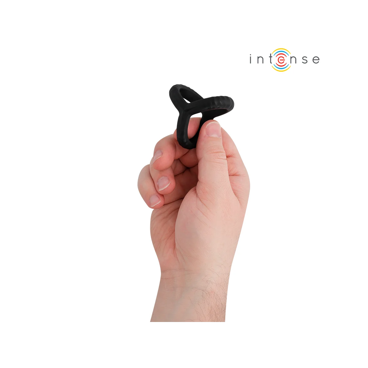 John Verstellbarer Dreifach-Penisring Modell 4 von Intense For Him