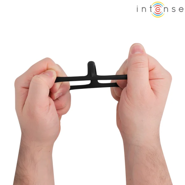 John Verstellbarer Dreifach-Penisring Modell 4 von Intense For Him