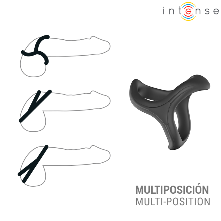 Alfie Verstellbarer Dreifach-Penisring Modell 6 von Intense For Him