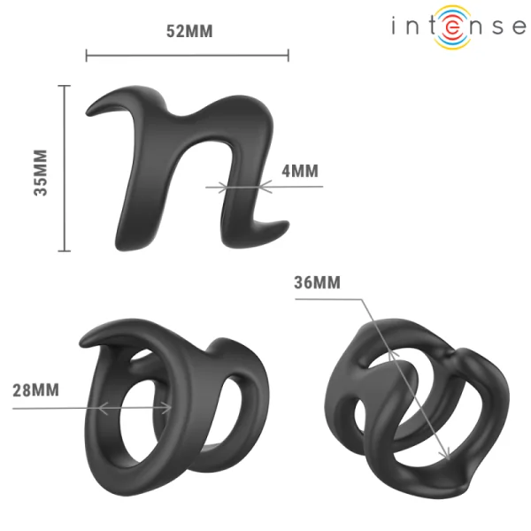 Nikolaj Verstellbarer Penisring Modell 8 von Intense For Him