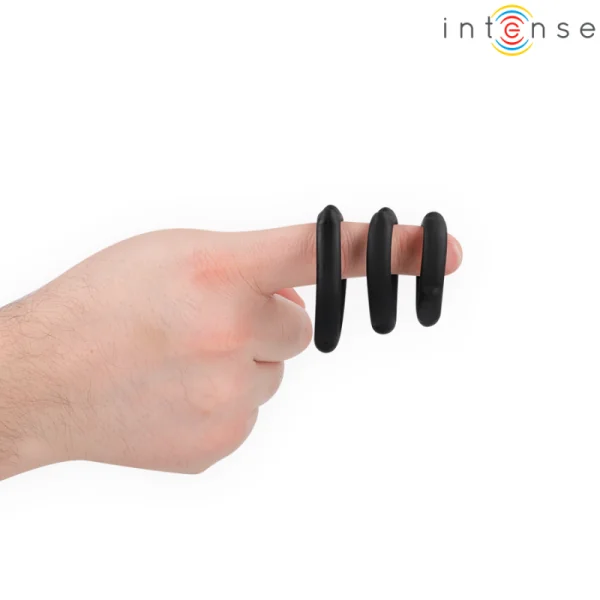Peter 3er-Set Penisringe Modell 9 von Intense For Him