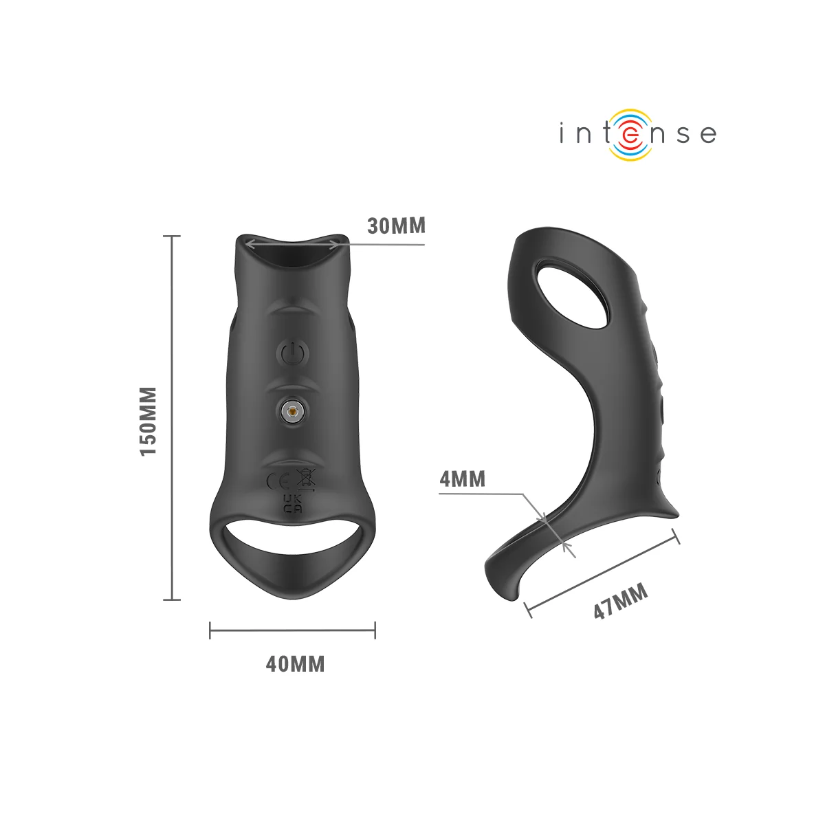Jerome Verstellbarer Vibrierender Penisring Modell 12 von Intense For Him