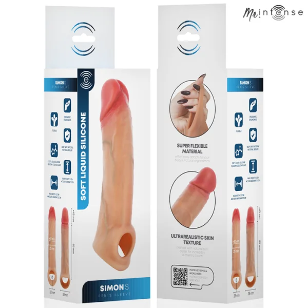 Mr Simon S Silikon-Penisschutz 13 cm -Ø- 4 cm von Mr. Intense Penis Accessories