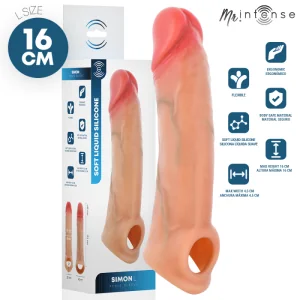 Mr Simon L Silikon-Penisüberzug 16 cm -Ø- 4,5 cm von Mr. Intense Penis Accessories