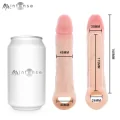 Mr Arnold L Vibrator Silikon-Penishülle mit Fernbedienung 16 cm -Ø- 4,5 cm von Mr. Intense Penis Accessories