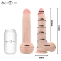Mr Bruce Xl Silikon-Dildo mit Hoden 25,5 cm -Ø- 5,5 cm von Mr. Intense Dildos
