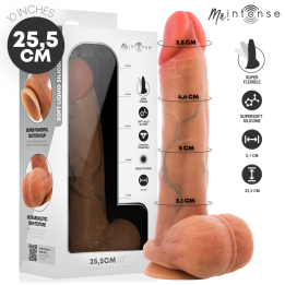 Mr Gary Xl Ultra-Realistischer Silikon-Penis mit Hoden 25,5 cm -Ø- 5,1 cm von Mr. Intense Dildos