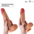 Mr Gary Xl Ultra-Realistischer Silikon-Penis mit Hoden 25,5 cm -Ø- 5,1 cm von Mr. Intense Dildos