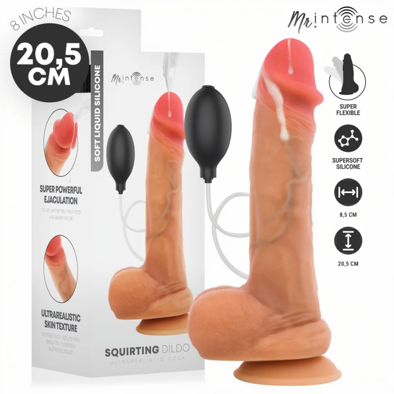Mr Danny Silikon-Ejakulationsdildo 20,5 cm -Ø- 4 cm von Mr. Intense Dildos