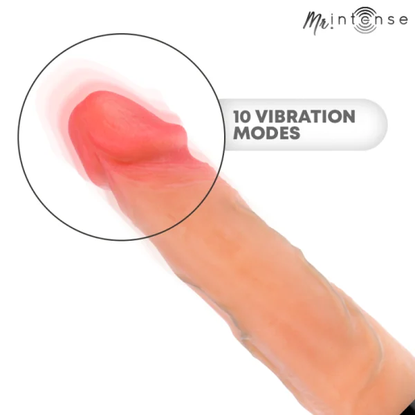Mr Jean Up&Down Vibrator Silikon mit Wärmeeffekt 24 cm -Ø- 3,8 cm von Mr. Intense High Tech