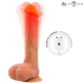Mr Bradley Silikon-Vibrationsdildo mit Wärmeeffekt und Fernbedienung 21 cm -Ø- 4,2 cm von Mr. Intense High Tech
