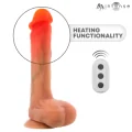 Mr Bradley Silikon-Vibrationsdildo mit Wärmeeffekt und Fernbedienung 21 cm -Ø- 4,2 cm von Mr. Intense High Tech