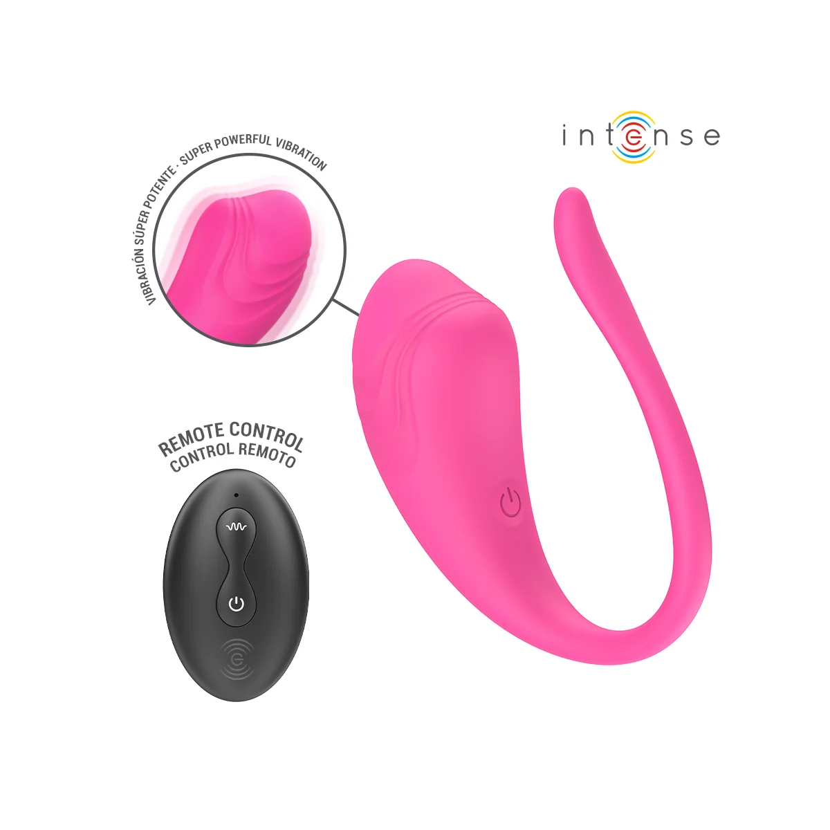 Olivia Pink Vibrations-Ei mit Fernbedienung von Intense Remote Control