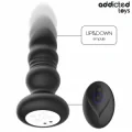 Rotierender Vibrierender Analplug mit Led-Licht und Fernbedienung von Addicted Toys