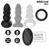 Rotierender Vibrierender Analplug mit Led-Licht und mit Fernbedienung von Addicted Toys | Fesselliebe.de