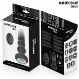 Rotierender Vibrierender Analplug mit Led-Licht und mit Fernbedienung von Addicted Toys | Fesselliebe.de