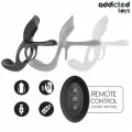 Doppelter Penisring mit Klitorisstimulator von Addicted Toys