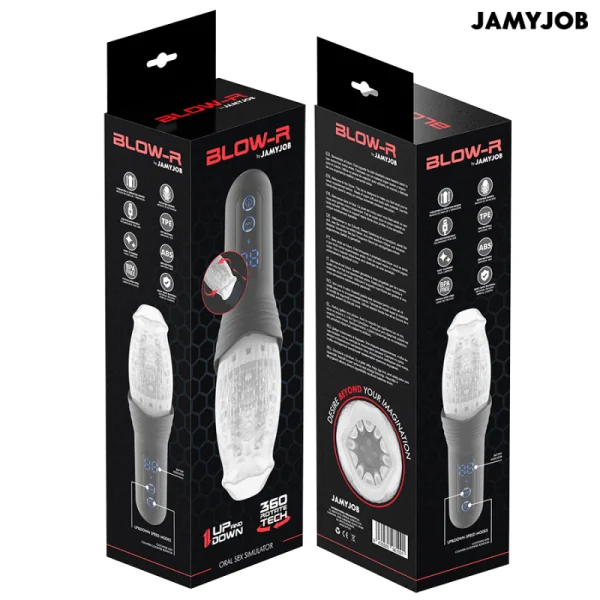 Blow-R Masturbator mit Stoss- und Rotationsfunktion von Jamyjob | Fesselliebe.de