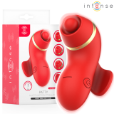 Patty-Stimulator mit 4 Aufsätzen, Saug-, Kletter-, Kitzel- und Leckfunktion von Intense Fun | Fesselliebe.de