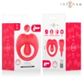 Russell Anillo Vibrador Con Estimulación De Clítoris Rojo von Intense For Him