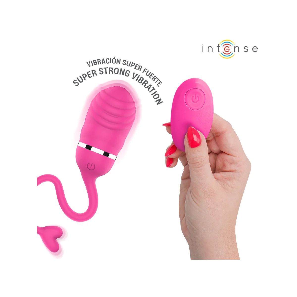 Sookie Fernbedienungs-Vibrationsei Rosa von Intense Remote Control