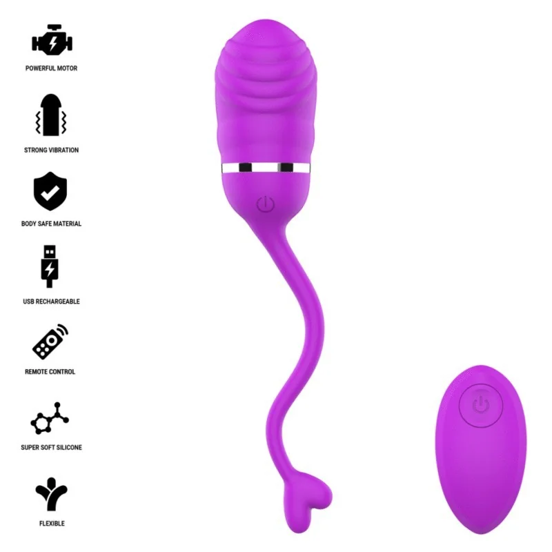 Sookie Fernbedienungs-Vibrationsei Lila von Intense Remote Control