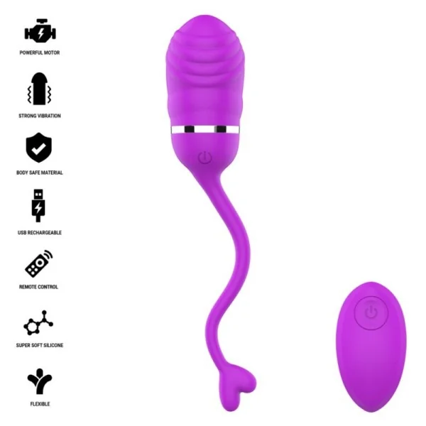 Sookie Fernbedienungs-Vibrationsei Lila von Intense Remote Control