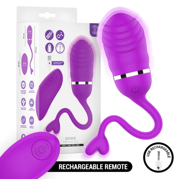 Sookie Fernbedienungs-Vibrationsei Lila von Intense Remote Control