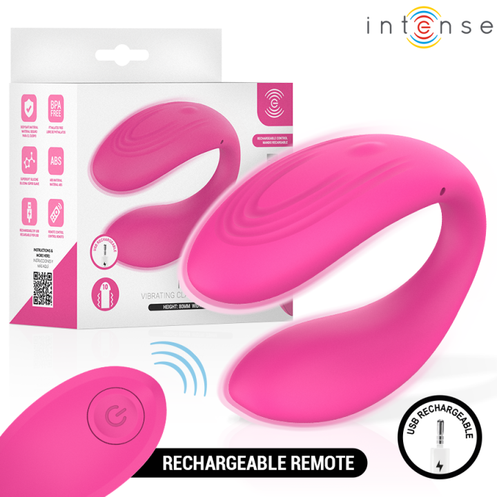 Nora Vibrationsklemmenstimulator Pink von Intense Remote Control