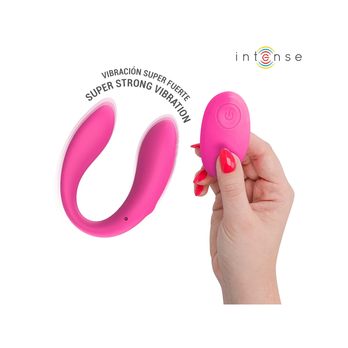 Nora Vibrationsklemmenstimulator Pink von Intense Remote Control