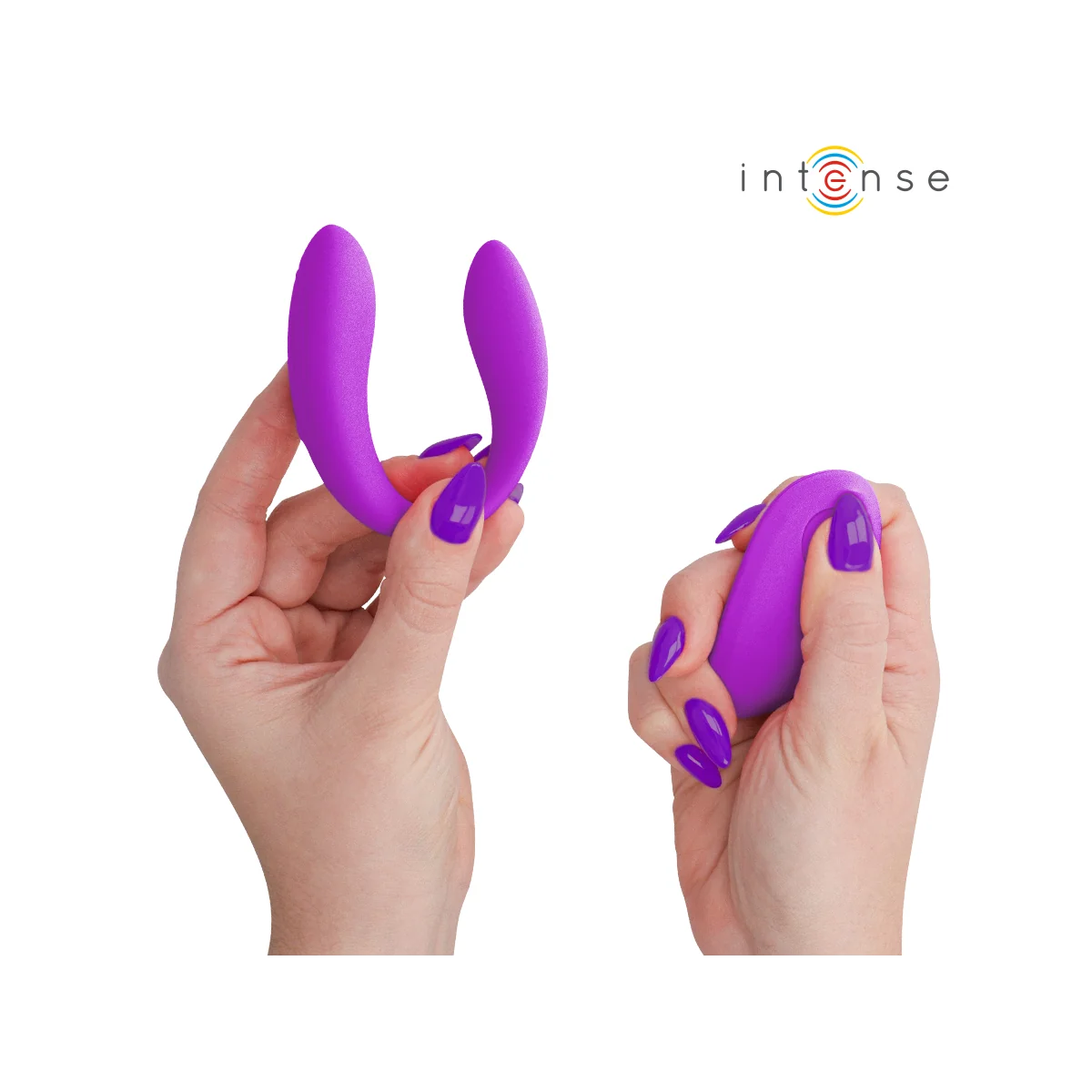 Nora Vibrationsklemmenstimulator Lila von Intense Remote Control