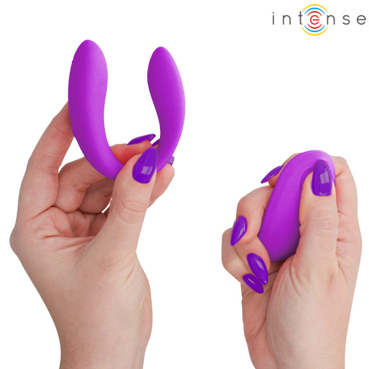 Nora Vibrationsklemmenstimulator Lila von Intense Remote Control