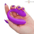 Nora Vibrationsklemmenstimulator Lila von Intense Remote Control