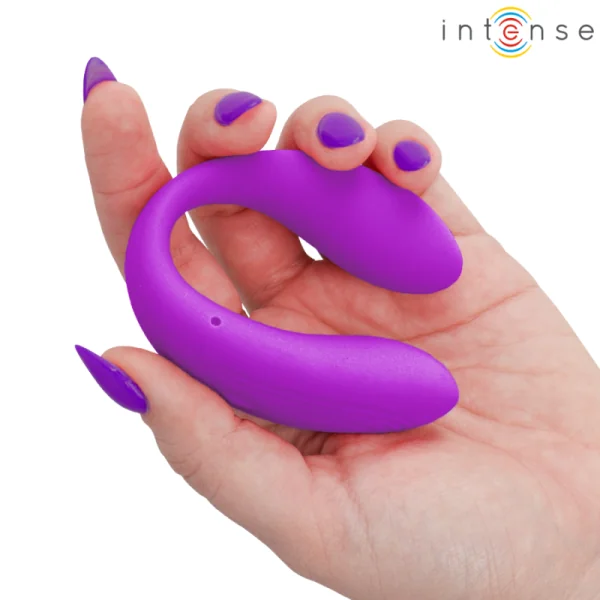 Nora Vibrationsklemmenstimulator Lila von Intense Remote Control