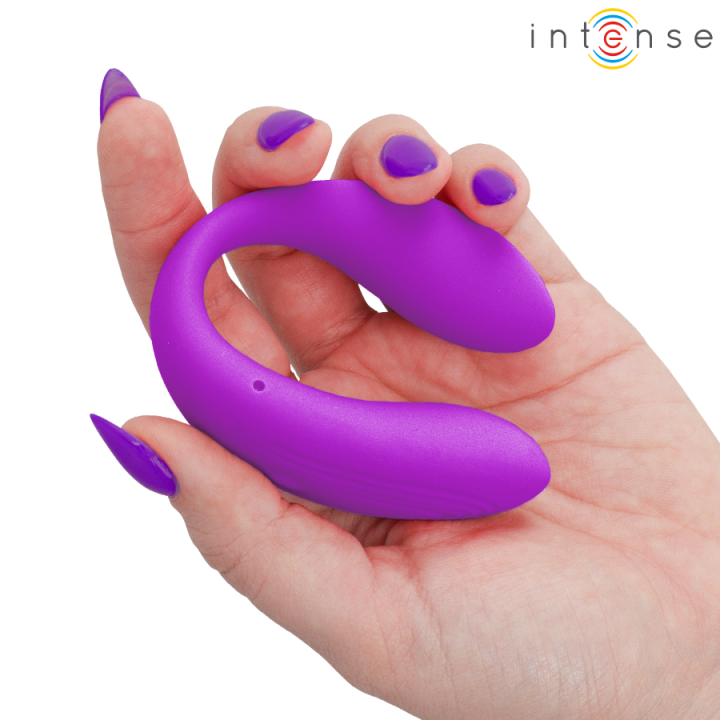 Nora Vibrationsklemmenstimulator Lila von Intense Remote Control