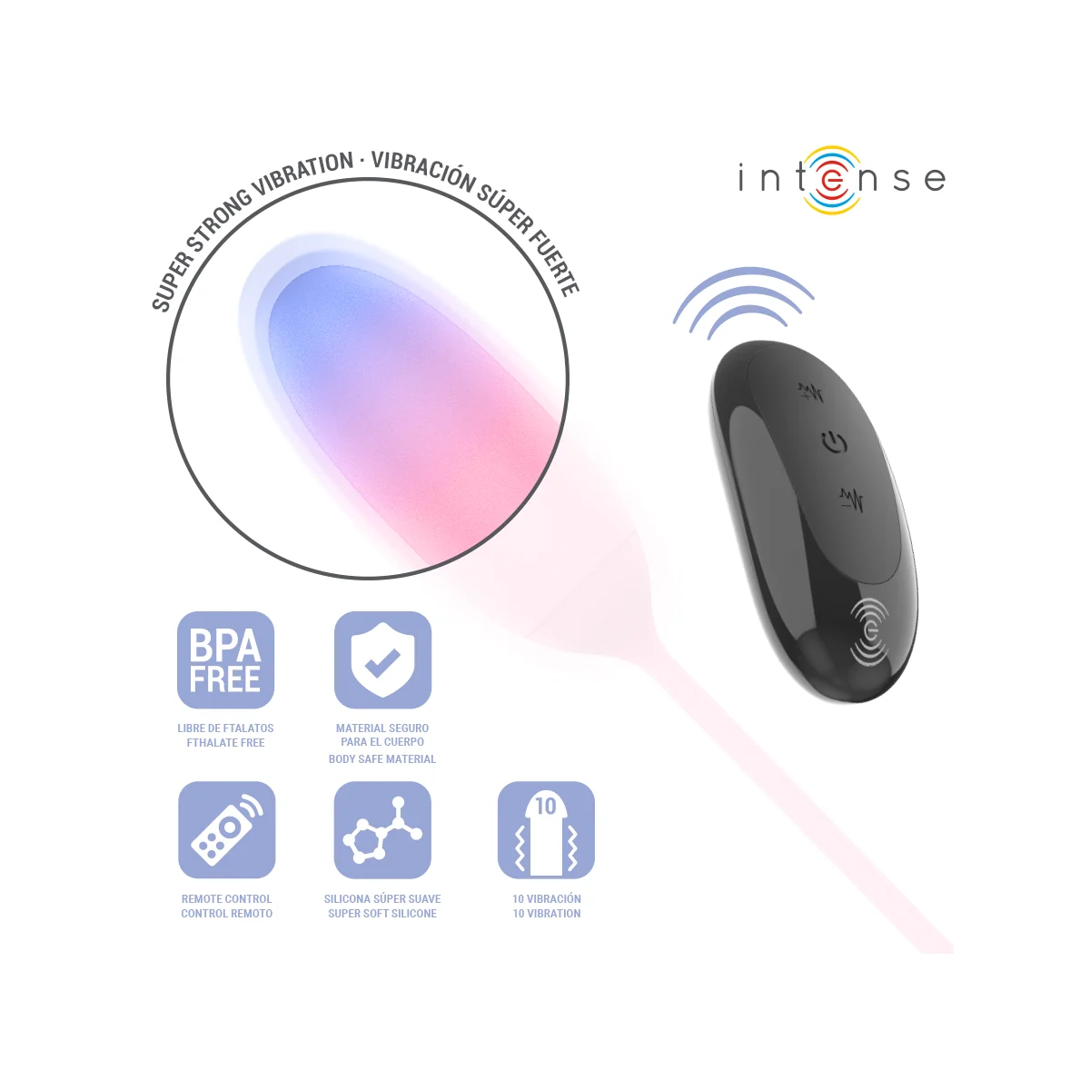 Pamela Gradient G-Punkt Vibrator von Intense Remote Control