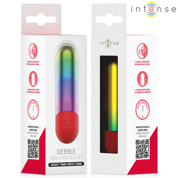 Debbie Rainbow Klitoris Vibrierende Kugel von Intense Fun Toys
